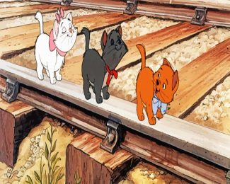 The Aristocats Kittens Characters diamond painting