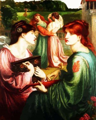 The Bower Meadow Rossetti diamond painting