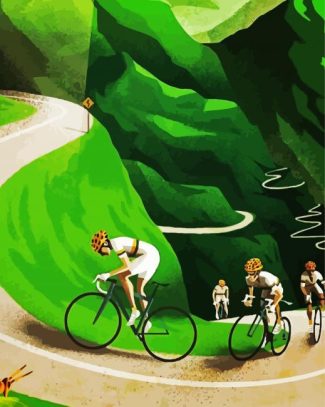 The Cyclists diamond painting