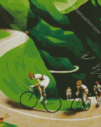 The Cyclists diamond painting