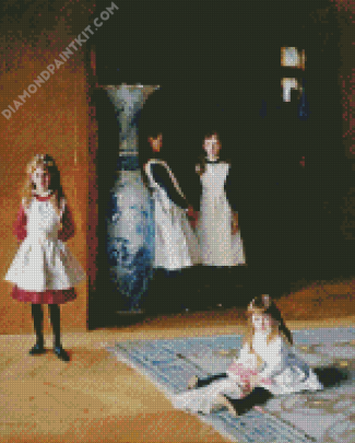 The Daughters Of Edward Darley Boit By John Singer Sargent diamond painting