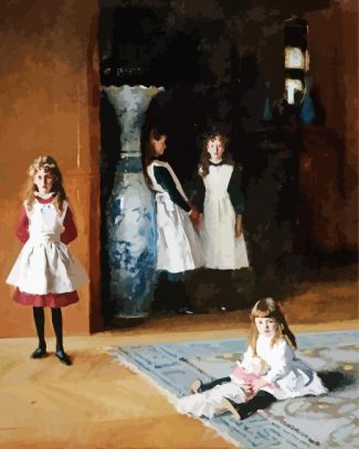 The Daughters Of Edward Darley Boit By John Singer Sargent diamond painting