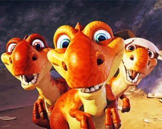 The Dinosaur Babies diamond painting