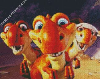 The Dinosaur Babies diamond painting