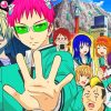 The Disastrous Life Of Saiki Characters diamond painting