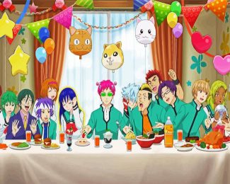 The Disastrous Life Of Saiki diamond painting