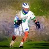 The Lacrosse Player Art diamond painting