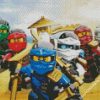 The Lego Ninjago diamond painting