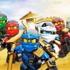 The Lego Ninjago diamond painting