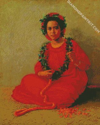 The Lei Maker diamond painting