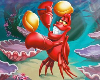 The Little Mermaid Sebastian diamond painting