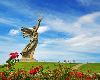 The Motherland Calls Russia diamond painting