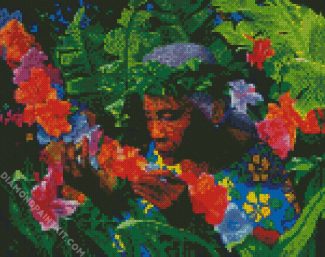 The Old Lei Maker diamond painting