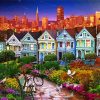 The Painted Ladies San Francisco California diamond painting