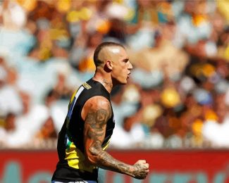 The Player Dustin Martin diamond painting