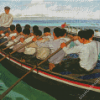 The Rowers diamond painting