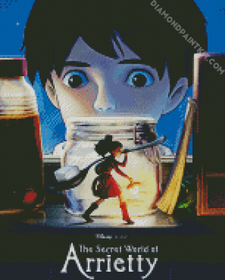 The Secret World Of Arrietty Animation diamond painting