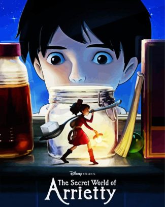 The Secret World Of Arrietty Animation diamond painting