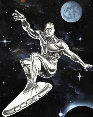 The Silver Surfer Art diamond painting