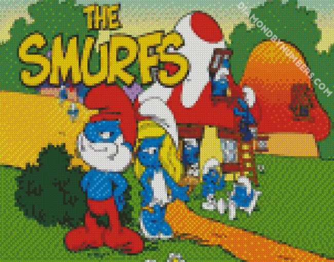 The Smurfs Adventure diamond painting