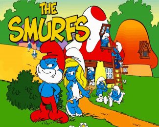 The Smurfs Adventure diamond painting