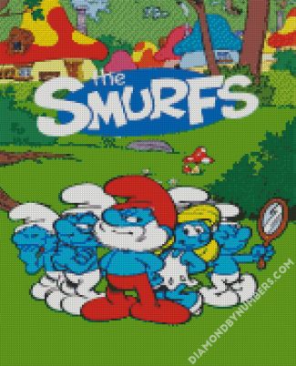 The Smurfs Animated Serie diamond painting