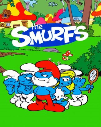 The Smurfs Animated Serie diamond painting