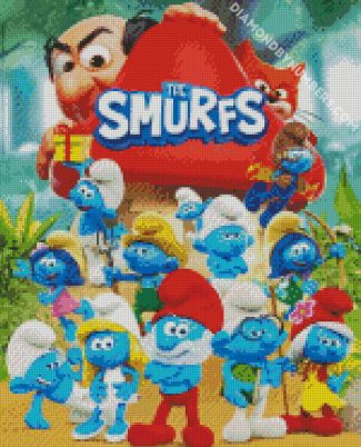 The Smurfs Animation diamond painting