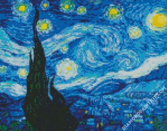 The Starry Night diamond painting