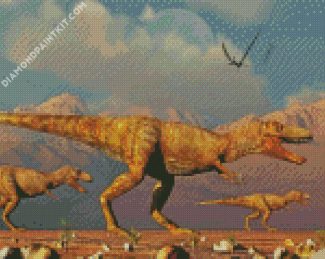 The T Rex Dinosaurs Diamond painting