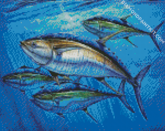 The Tuna Fish Underwater diamond painting