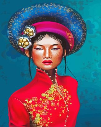 The Vietnamese Girl diamond painting