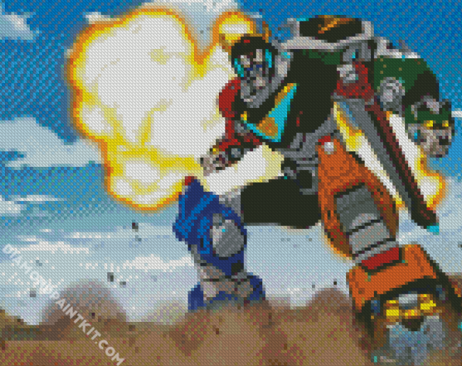 The Voltron Lion diamond painting