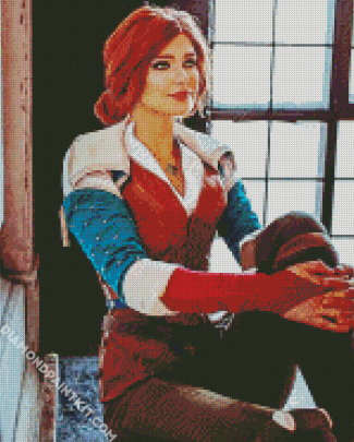 The Witcher Triss diamond painting