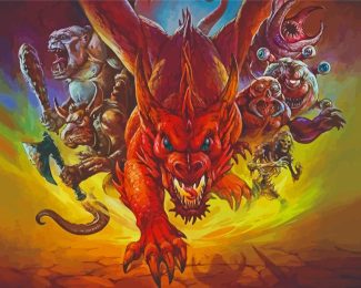 The Dungeons And Dragons dimaond painting