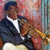 The Trumpet Player diamond painting