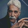 The Voice Actor Sam Elliott Diamond painting