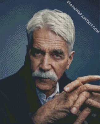 The Voice Actor Sam Elliott Diamond painting