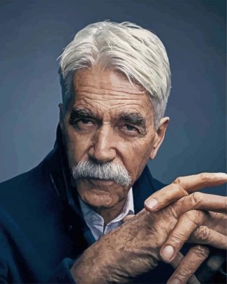 The Voice Actor Sam Elliott Diamond painting