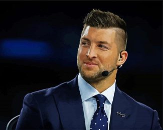 Tim Tebow diamond painting