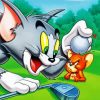 Tom And Jerry Golfers diamond painting