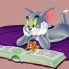 Tom And Jerry Reading diamond painting