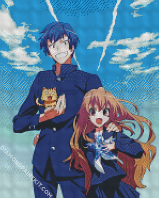 Toradora Ryuji And Taiga diamond painting