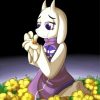 Toriel And Flowers diamond painting