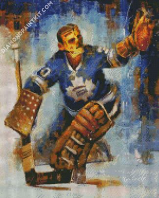 Toronto Maple Leafs Terry Sawchuk diamond painting