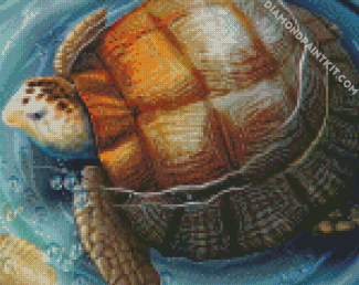 Tortoise In Water diamond painting