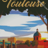 Toulouse City Poster diamond painting