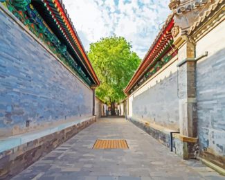 Traditional Alley In China diamond painting