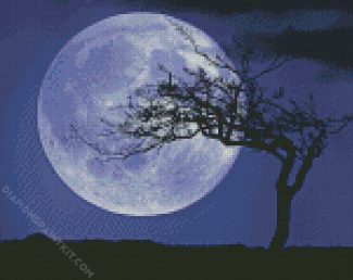 Tree On The Moon diamond painting