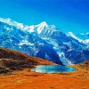 Trekking Pokabra Annapurna Nepal diamond painting